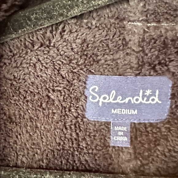 Splendid Reversible Open Front Drape Vest β Size Medium - Picture 7 of 8